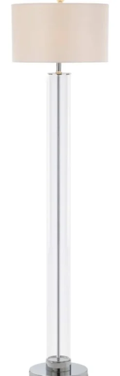 Kirkland's Home Clear Glass Demi Floor Lamp- Floor Lamps
