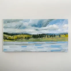 Kirkland's Home Cloudy Landscape Canvas Art Print- Canvas Art