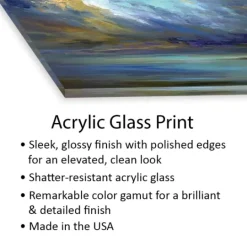 Kirkland's Home Coastal Clouds Print On Acrylic Glass- Wall Plaques