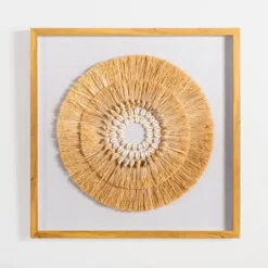 Kirkland's Home Coastal Shell Shadowbox Framed Wall Plaque- Wall Plaques