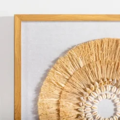 Kirkland's Home Coastal Shell Shadowbox Framed Wall Plaque- Wall Plaques