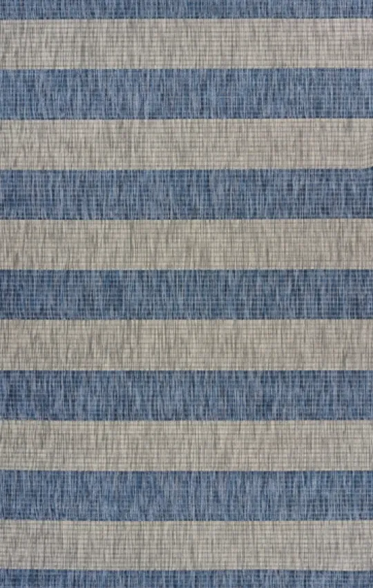 Kirkland's Home Coastal Stripes Outdoor Area Rug, 7X9- Outdoor Rugs