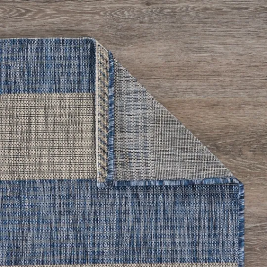 Kirkland's Home Coastal Stripes Outdoor Area Rug, 7X9- Outdoor Rugs