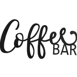 Kirkland's Home Coffee Bar Script Wall Plaque- Wall Quotes & Signs