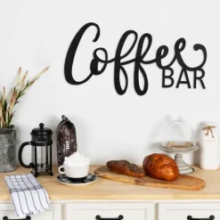 Kirkland's Home Coffee Bar Script Wall Plaque- Wall Quotes & Signs