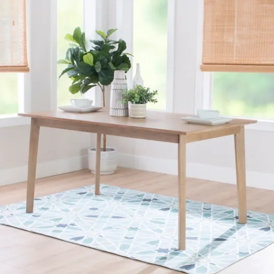 Kirkland's Home Colleen Natural Midcentury Dining Table- Dining Tables