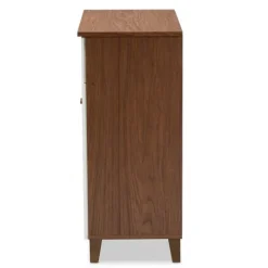 Kirkland's Home Collier Two-Tone Drawer Shoe Storage Cabinet- Entryway Furniture