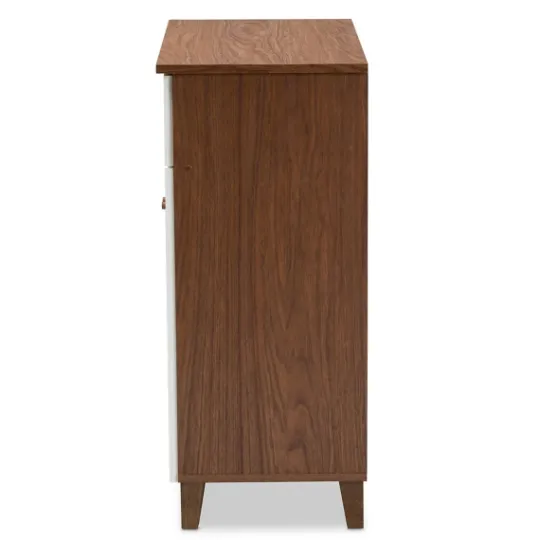 Kirkland's Home Collier Two-Tone Drawer Shoe Storage Cabinet- Entryway Furniture