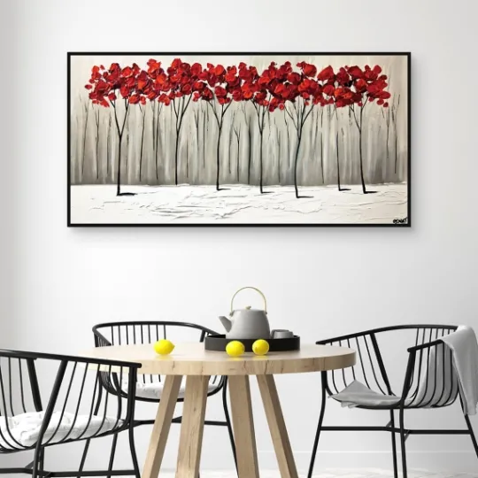 Kirkland's Home Collision Of Seasons Framed Canvas Art Print- Framed Art
