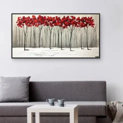 Kirkland's Home Collision Of Seasons Framed Canvas Art Print- Framed Art