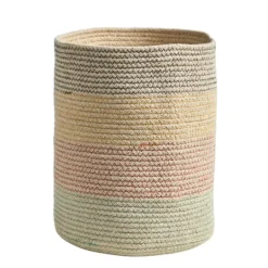 Kirkland's Home Color Cotton Woven Basket- Baskets & Boxes
