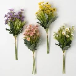 Kirkland's Home Color Daisy Bouquets, Set Of 4- Stems & Bouquets