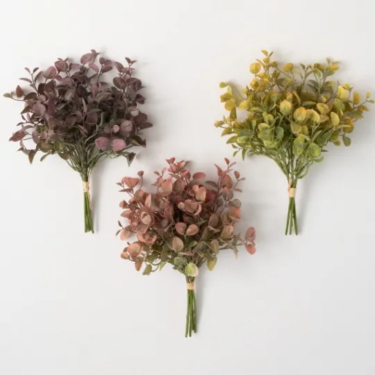 Kirkland's Home Color Eucalyptus Bouquets, Set Of 3- Stems & Bouquets