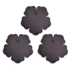 Kirkland's Home Color Metal Flower Wall Plaques, Set Of 3- Wall Plaques