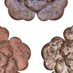 Kirkland's Home Color Metal Flower Wall Plaques, Set Of 3- Wall Plaques