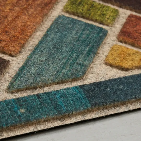 Kirkland's Home Color Woodblock Garden Doormat- Doormats