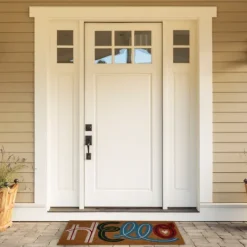 Kirkland's Home Colorful Hello Coir Doormat- Doormats