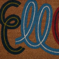 Kirkland's Home Colorful Hello Coir Doormat- Doormats