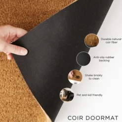 Kirkland's Home Colorful Hello Coir Doormat- Doormats