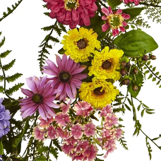 Kirkland's Home Colorful Mixed Floral Wreath- Wreaths