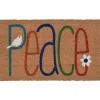 Kirkland's Home Colorful Peace Doormat- Doormats