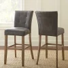 Kirkland's Home Connor Tufted Bar Stools, Set Of 2- Bar Stools & Counter Height Stools