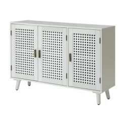 Kirkland's Home Contemporary Lattice Doors Sideboard- Cabinets & Sideboards