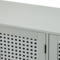 Kirkland's Home Contemporary Lattice Doors Sideboard- Cabinets & Sideboards