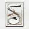 Kirkland's Home Contemporary Neutral Ribbons Framed Art Print- Framed Art