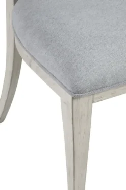 Kirkland's Home Cool And Ivory Dining Chair- Dining Chairs