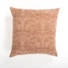 Kirkland's Home Coral Chenille Damask Pillow- Pillows