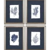Kirkland's Home Coral 4-Pc. Silver Framed Art Print Set- Framed Art