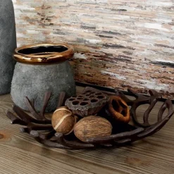 Kirkland's Home Coral Reef Oval Trays, Set Of 2- Decorative Trays