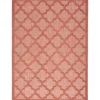 Kirkland's Home Coral Trellis Indoor/Outdoor Area Rug, 5X7- Outdoor Rugs