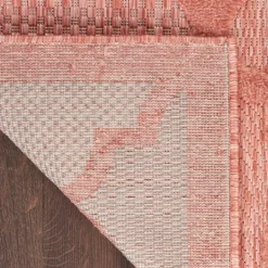 Kirkland's Home Coral Trellis Indoor/Outdoor Area Rug, 5X7- Outdoor Rugs