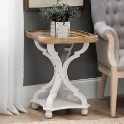 Kirkland's Home Corina Scalloped Accent Table- Accent & End Tables
