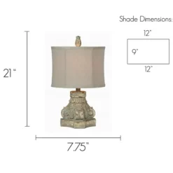Kirkland's Home Corinthian Column Table Lamps, Set Of 2- Table Lamps