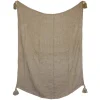 Kirkland's Home Corner Tassel Throw Blanket- Blankets & Throws