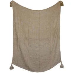 Kirkland's Home Corner Tassel Throw Blanket- Blankets & Throws