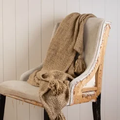Kirkland's Home Corner Tassel Throw Blanket- Blankets & Throws
