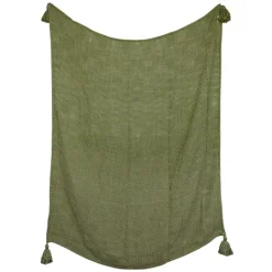 Kirkland's Home Corner Tassel Throw Blanket- Blankets & Throws
