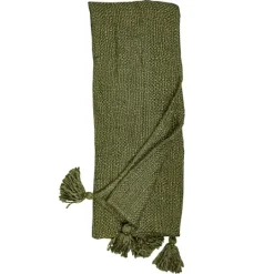 Kirkland's Home Corner Tassel Throw Blanket- Blankets & Throws