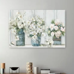 Kirkland's Home Cottage Mantle Canvas Art Print- Canvas Art