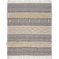 Kirkland's Home Cotton Fringe Eclectic Tufted Throw- Blankets & Throws