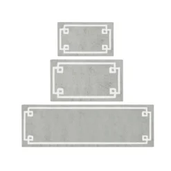 Kirkland's Home Cotton Tufted Bath Mat With Border, 40 In.- Bathroom Rugs