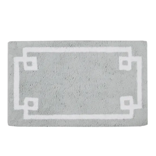 Kirkland's Home Cotton Tufted Bath Mat With Border, 30 In.- Bathroom Rugs