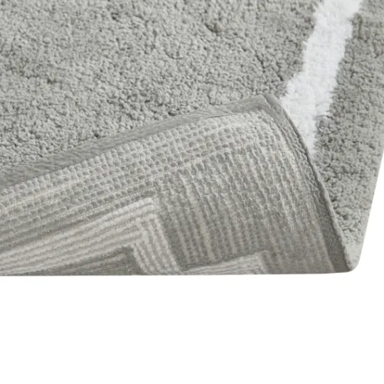 Kirkland's Home Cotton Tufted Bath Mat With Border, 30 In.- Bathroom Rugs