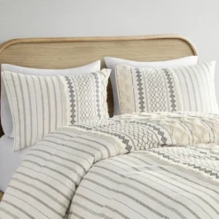 Kirkland's Home Cotton Tufted Full/Queen 3-Pc. Comforter Set- Comforters