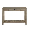 Kirkland's Home Country Style Washed Console Table- Console Tables