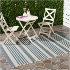 Kirkland's Home Courcy Transitional Outdoor Accent Rug- Outdoor Rugs